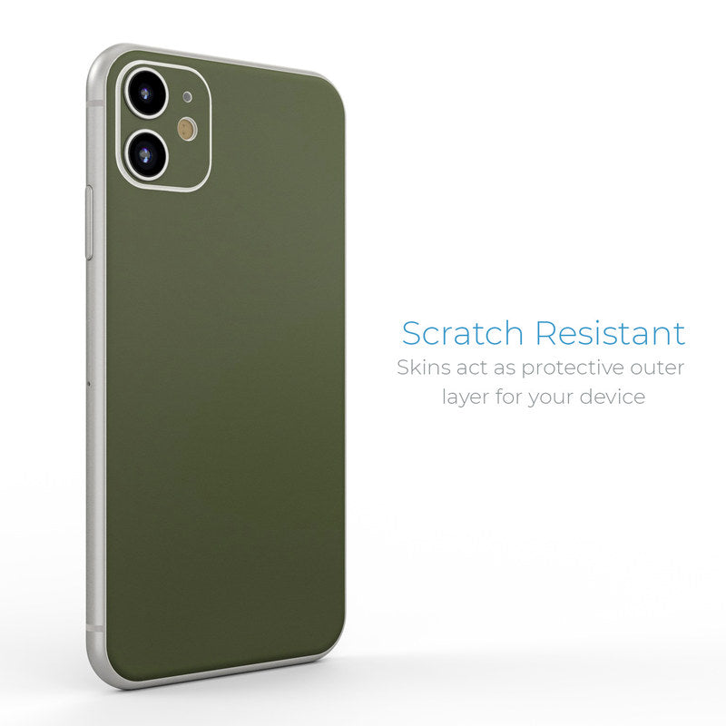 Solid State Olive Drab - Apple iPhone 11 Skin