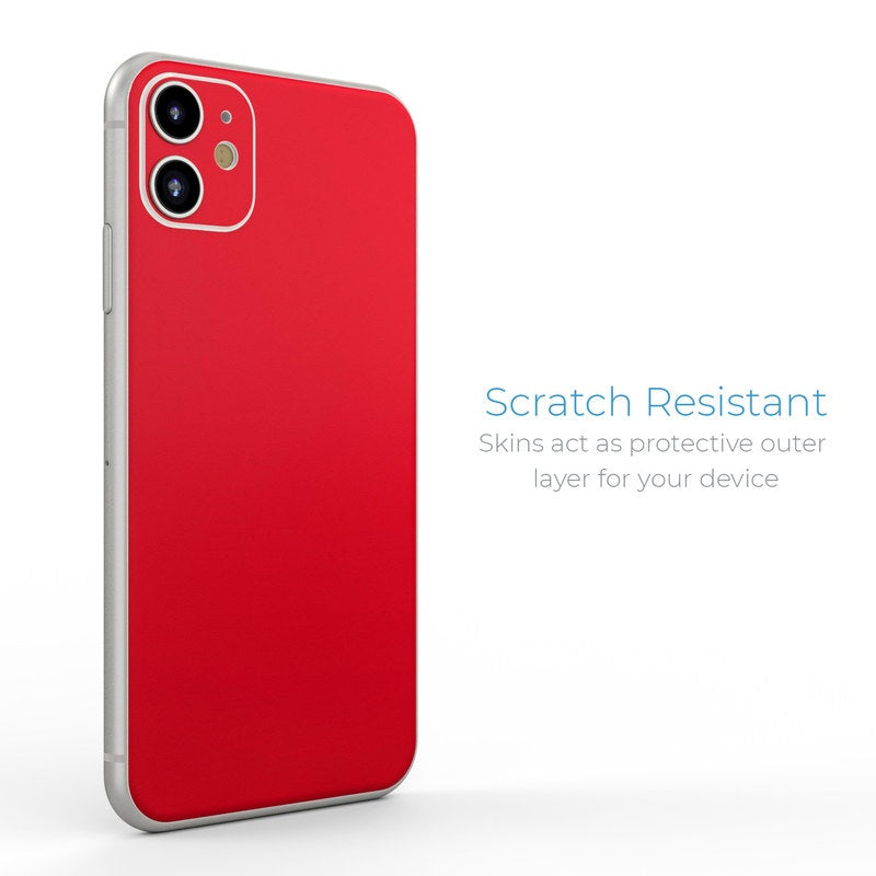 Solid State Red - Apple iPhone 11 Skin