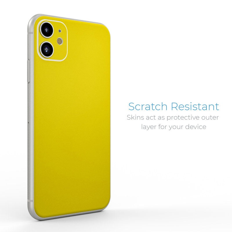 Solid State Yellow - Apple iPhone 11 Skin