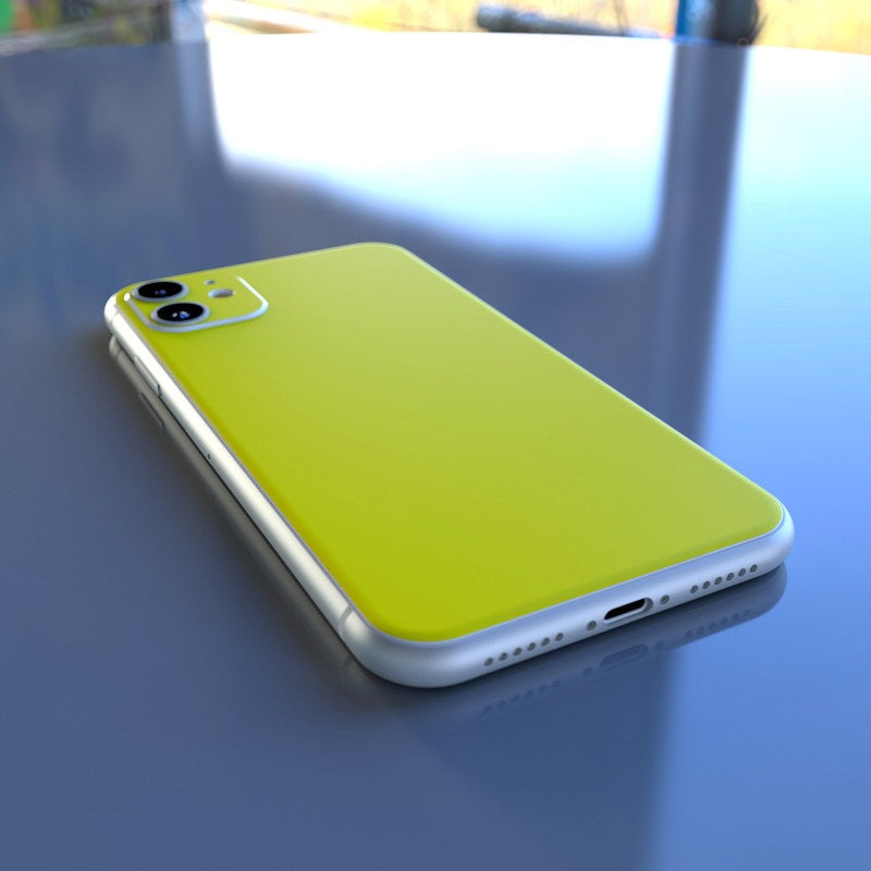 Solid State Yellow - Apple iPhone 11 Skin