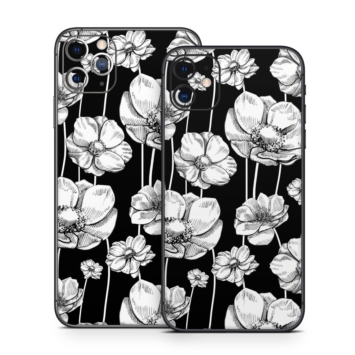 Striped Blooms - Apple iPhone 11 Skin