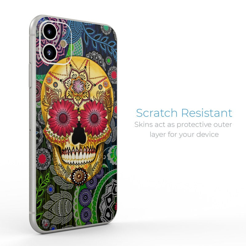 Sugar Skull Paisley - Apple iPhone 11 Skin