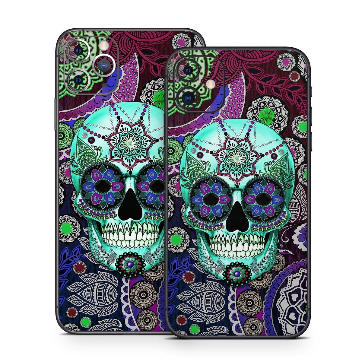 Sugar Skull Sombrero - Apple iPhone 11 Skin