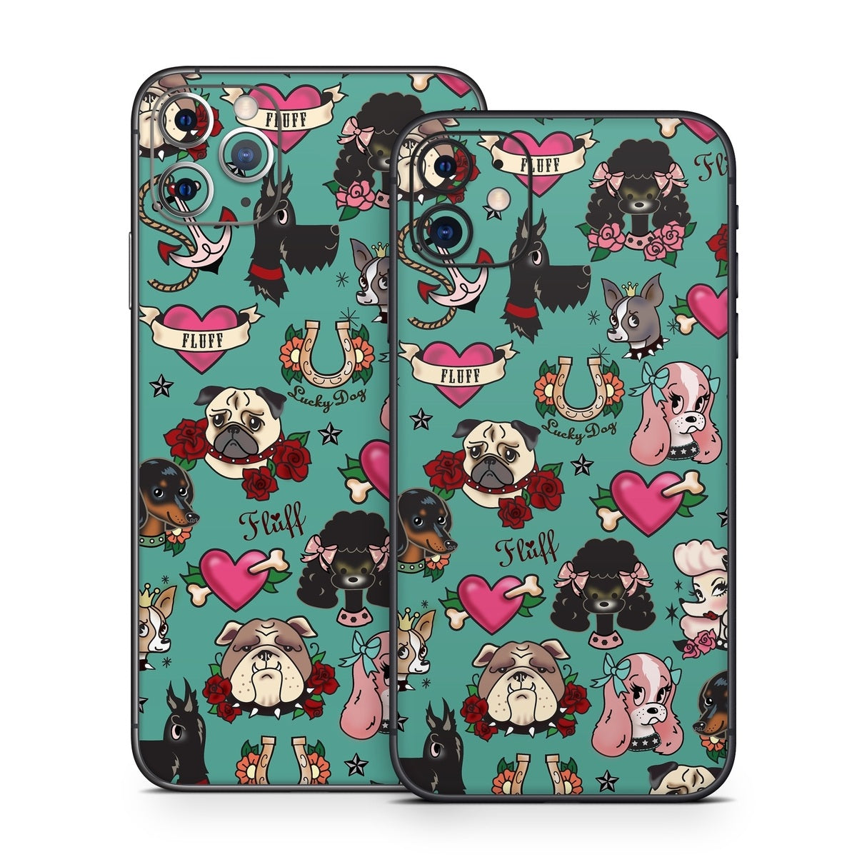 Tattoo Dogs - Apple iPhone 11 Skin