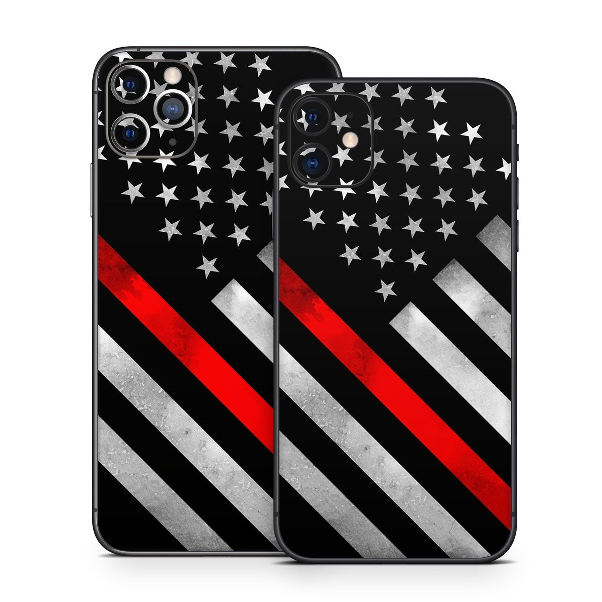 Thin Red Line Hero - Apple iPhone 11 Skin