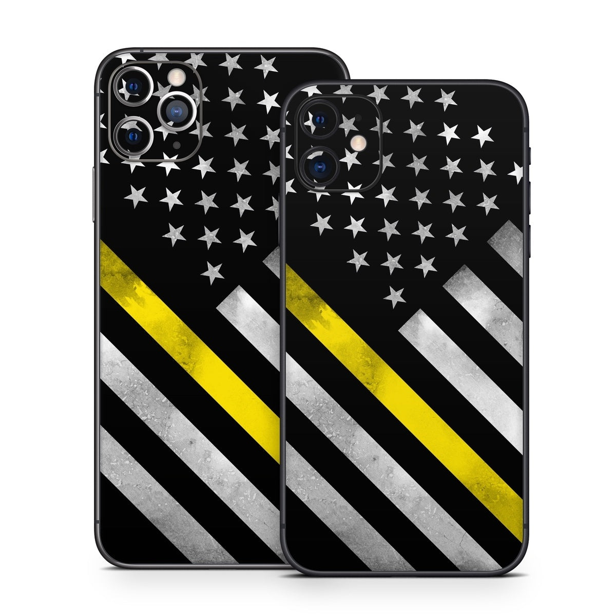 Thin Yellow Line Hero - Apple iPhone 11 Skin