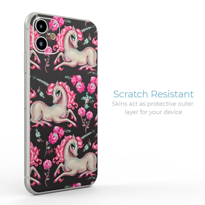 Unicorns and Roses - Apple iPhone 11 Skin