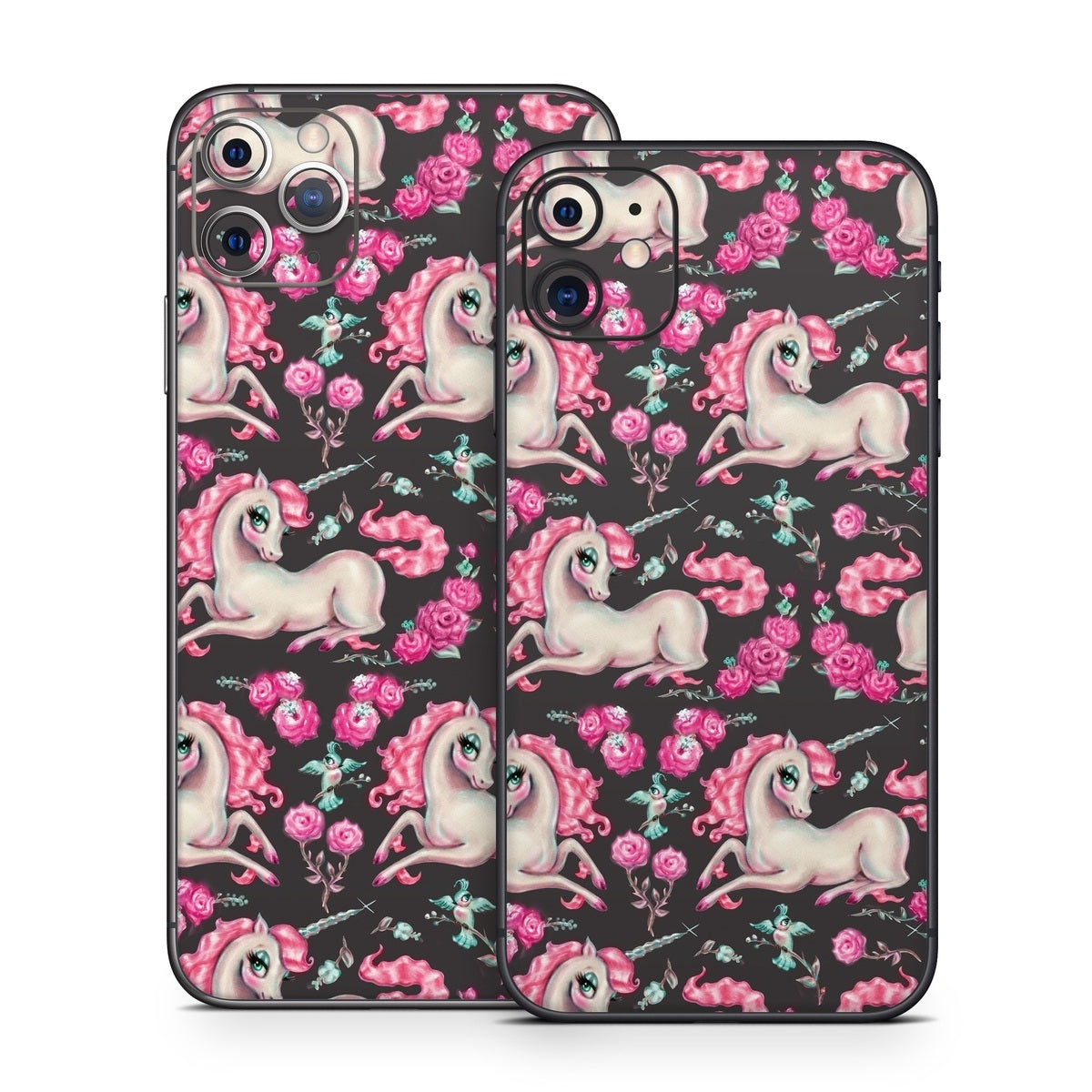 Unicorns and Roses - Apple iPhone 11 Skin