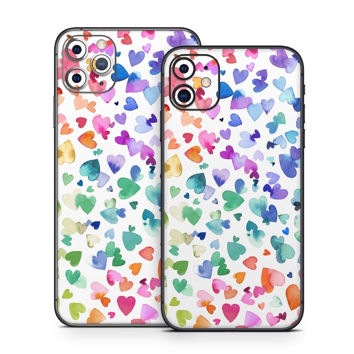 Valentines Love Hearts - Apple iPhone 11 Skin