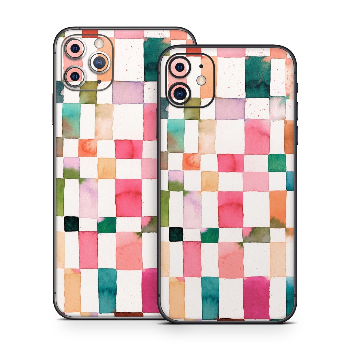 Watercolor Squares - Apple iPhone 11 Skin