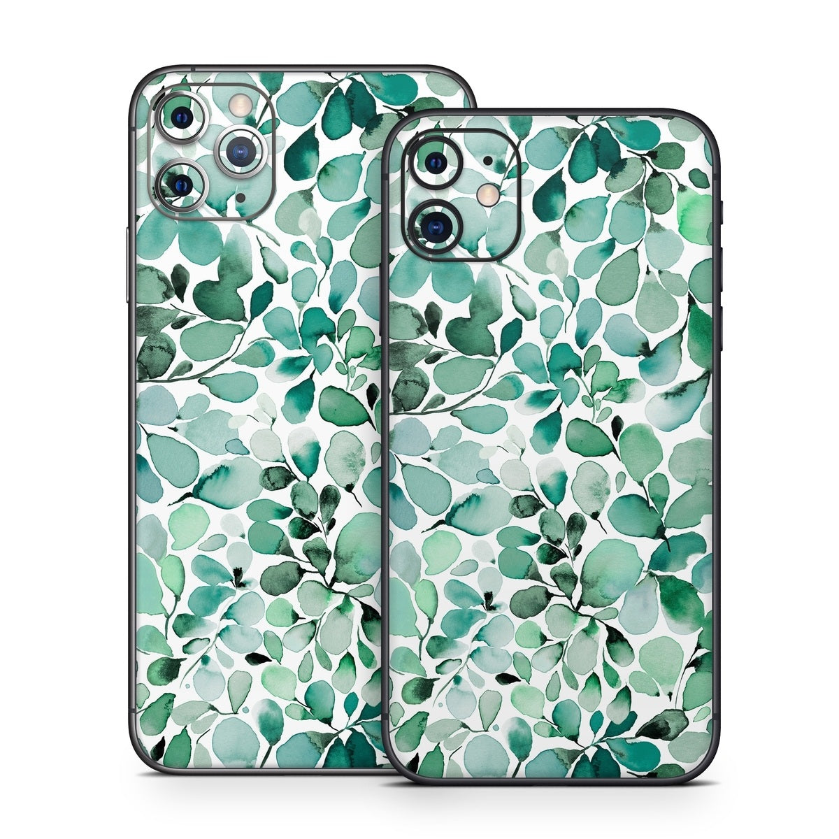 Watercolor Eucalyptus Leaves - Apple iPhone 11 Skin