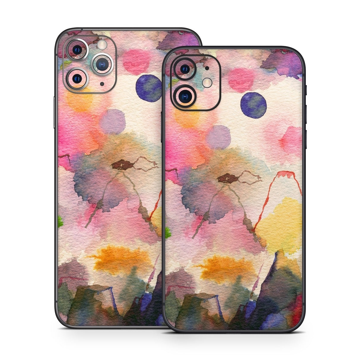 Watercolor Mountains - Apple iPhone 11 Skin