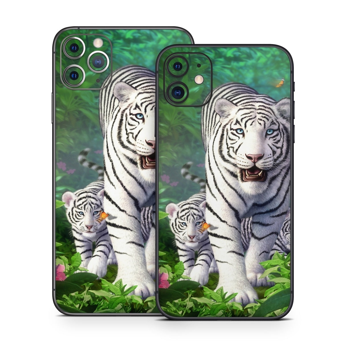 White Tigers - Apple iPhone 11 Skin