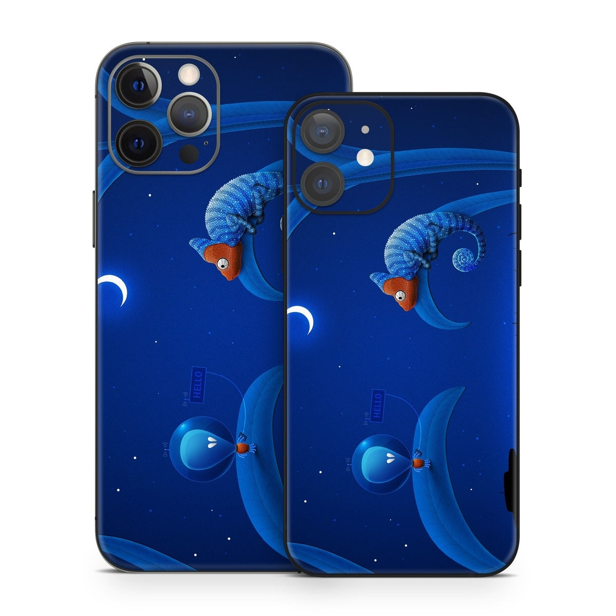 Alien and Chameleon - Apple iPhone 12 Skin