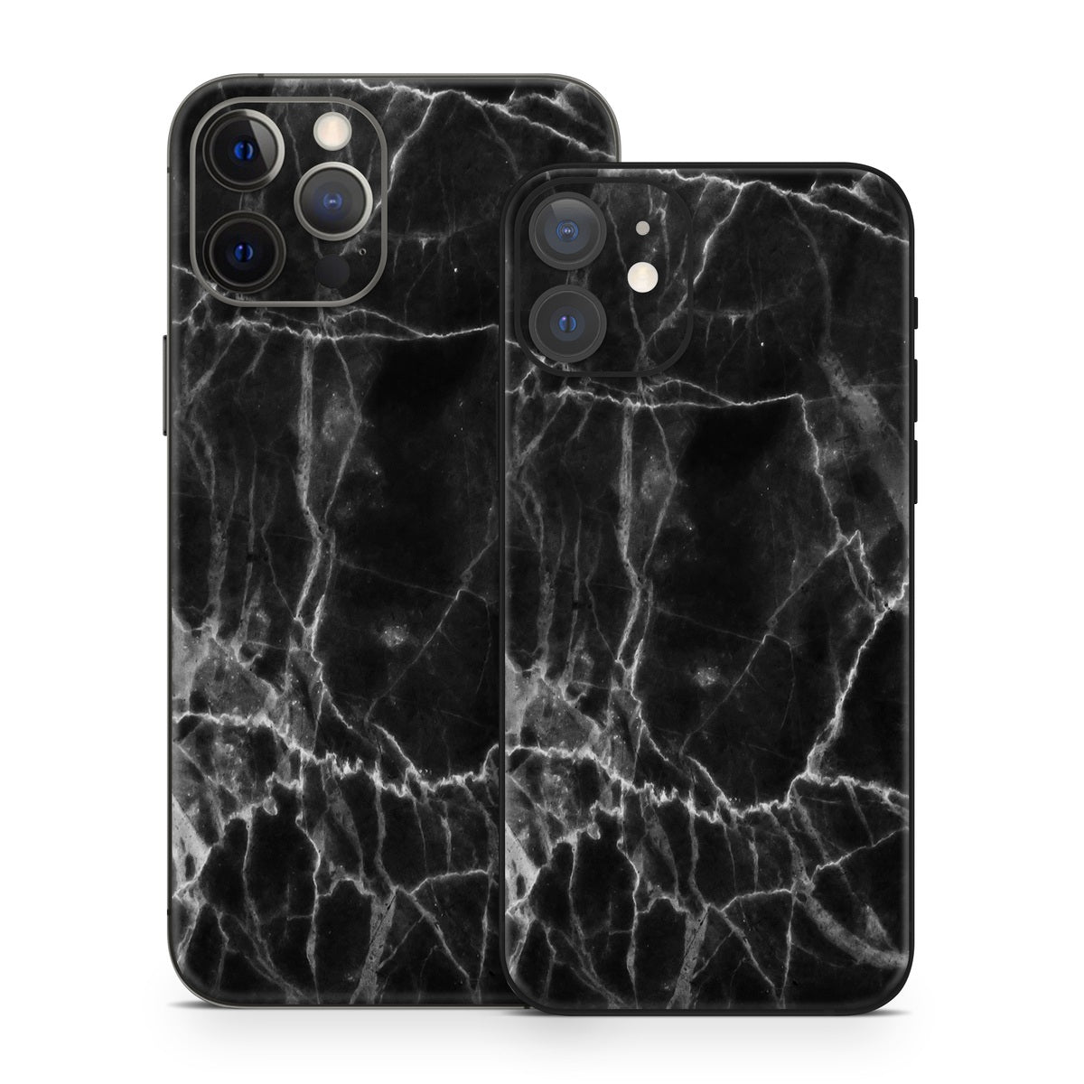 Black Marble - Apple iPhone 12 Skin