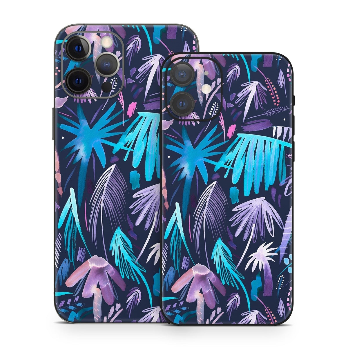 Brushstroke Palms - Apple iPhone 12 Skin