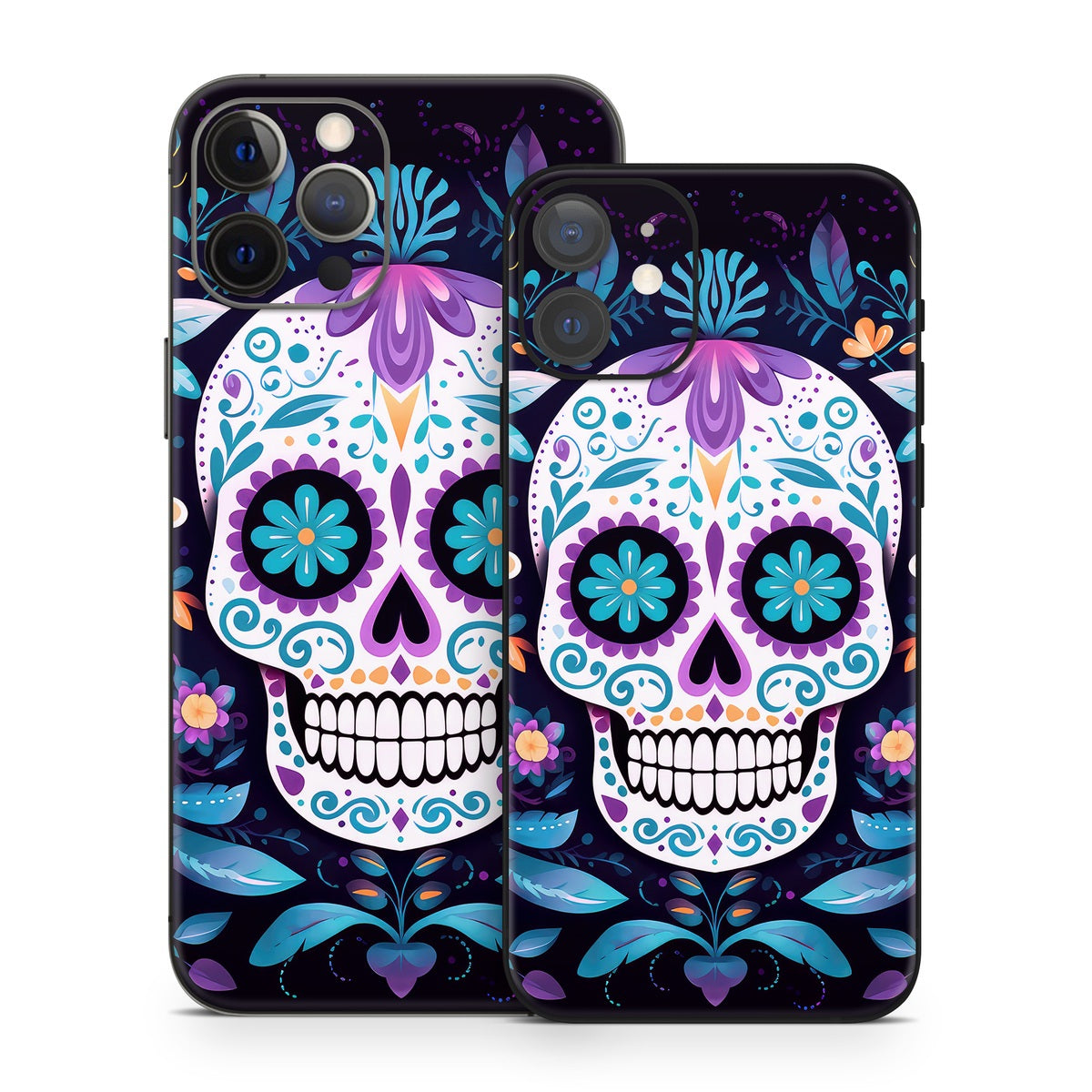 Calavera Azul - Apple iPhone 12 Skin