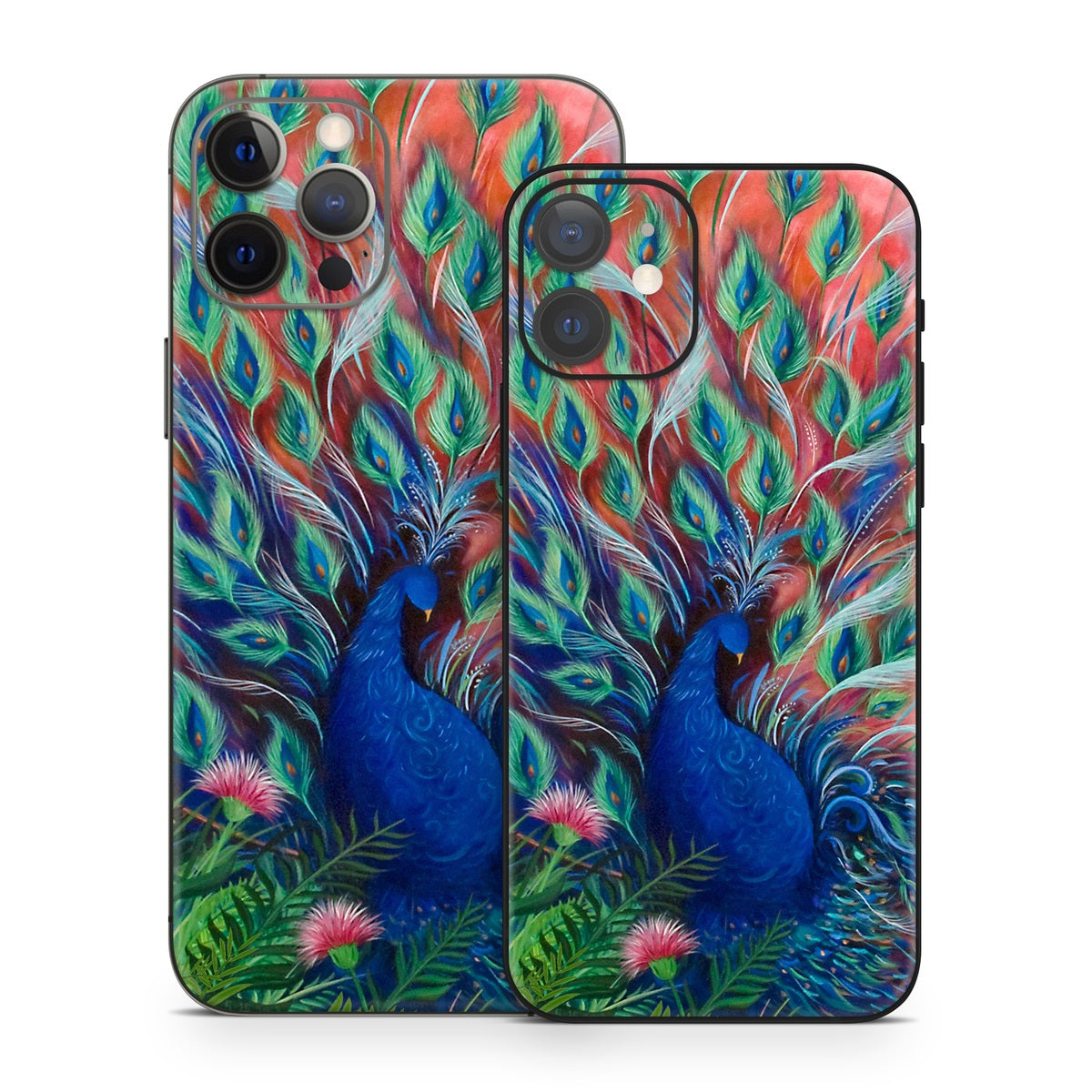 Coral Peacock - Apple iPhone 12 Skin