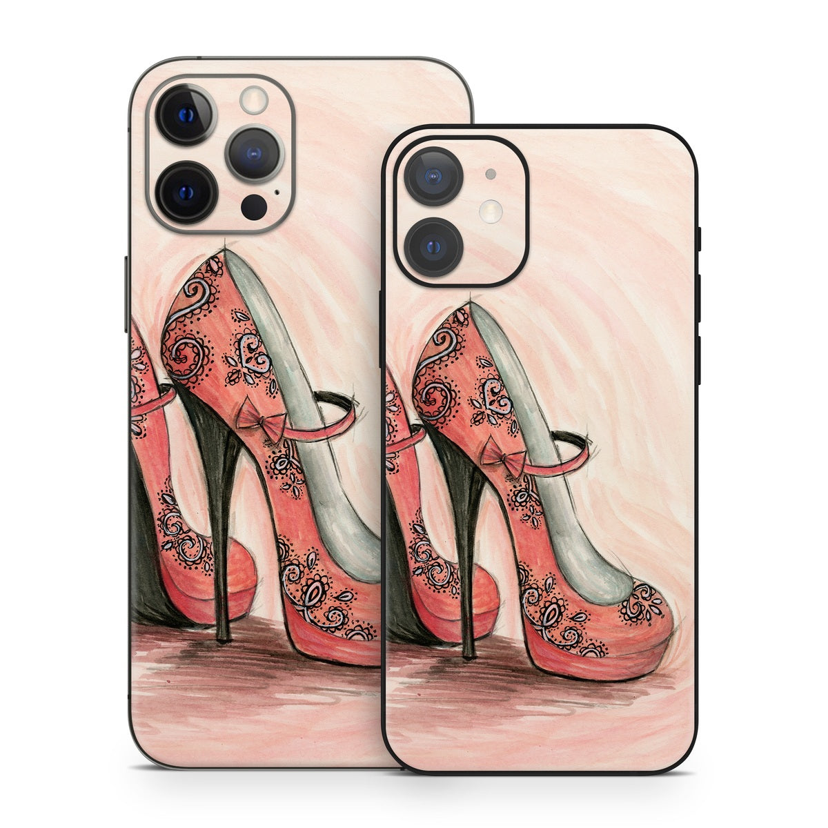 Coral Shoes - Apple iPhone 12 Skin