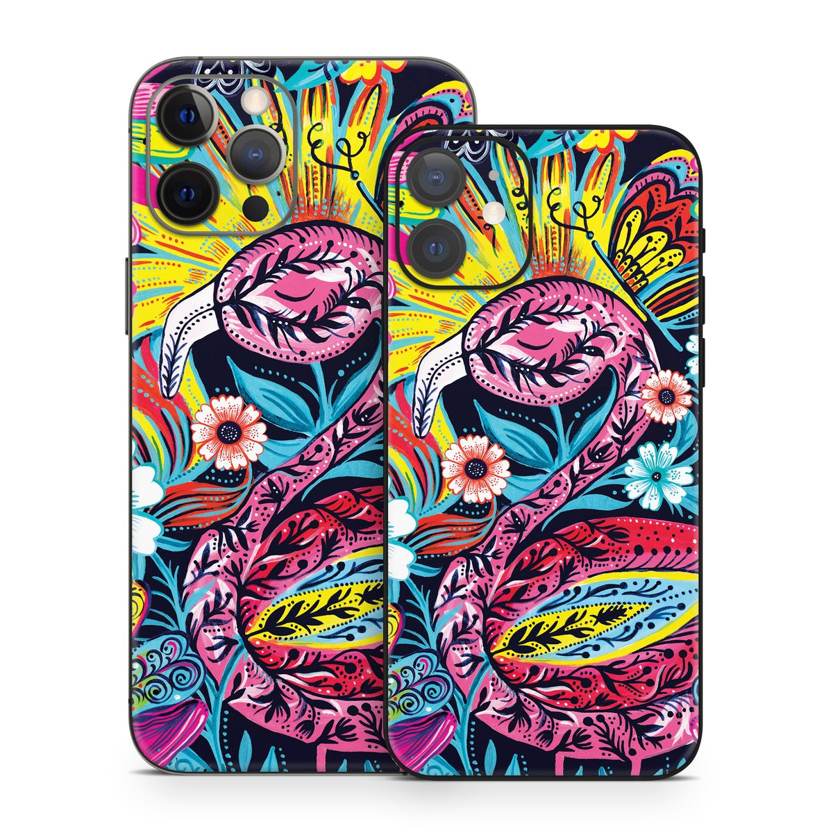 Flashy Flamingo - Apple iPhone 12 Skin