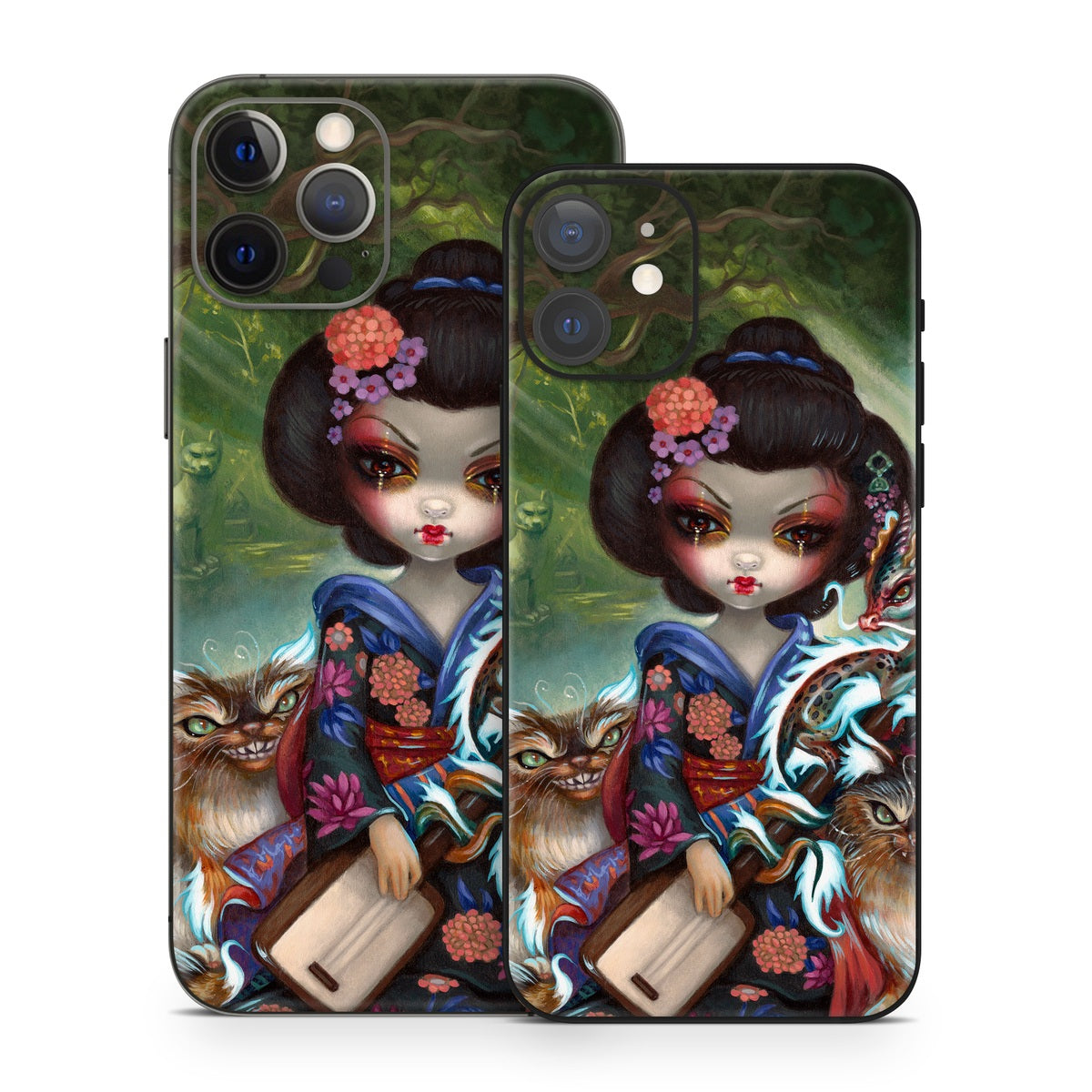 Kirin and Bakeneko - Apple iPhone 12 Skin