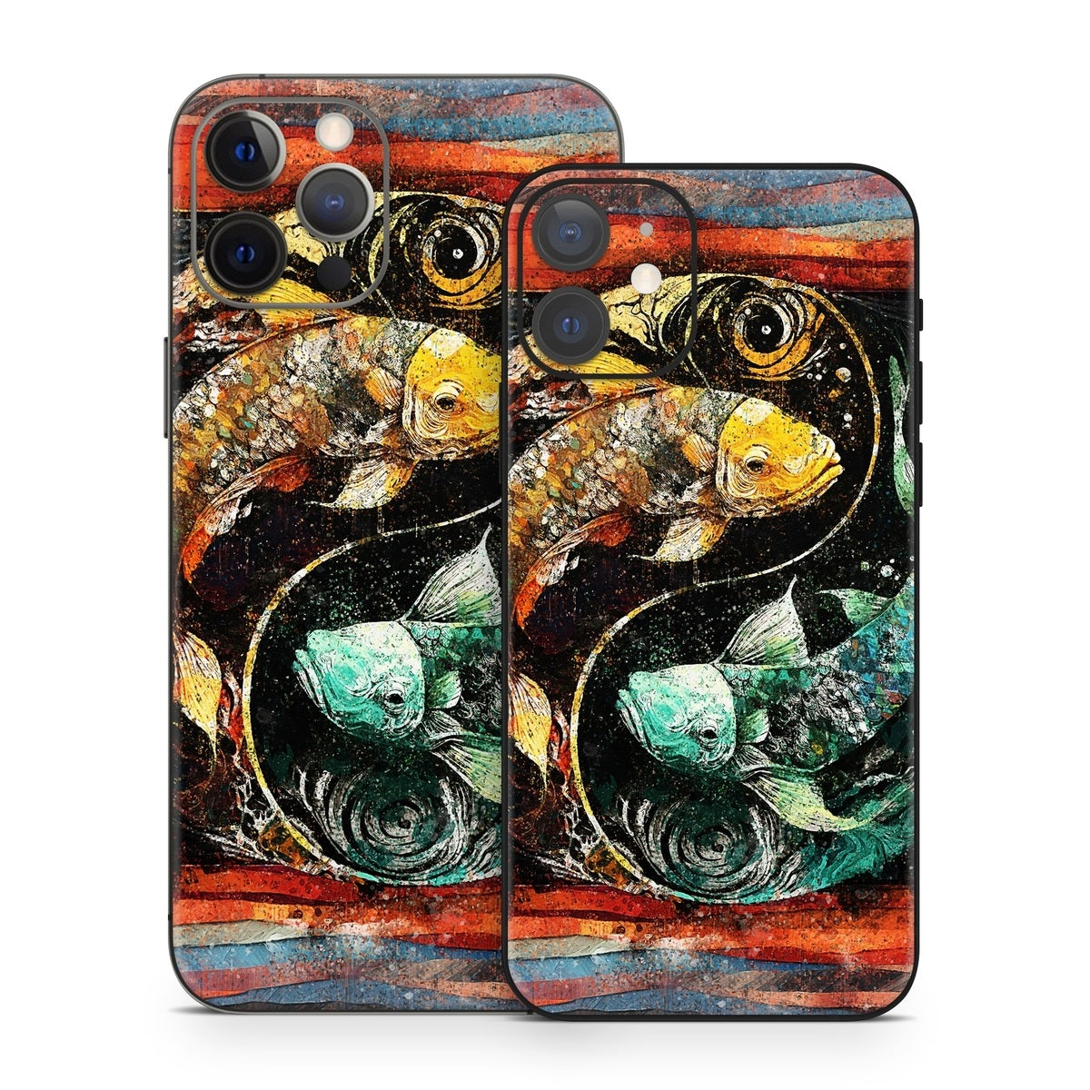 Koi Fish Yin Yang - Apple iPhone 12 Skin