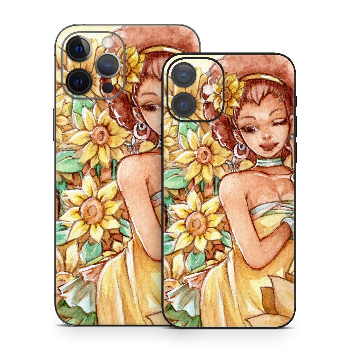 Lady Sunflower - Apple iPhone 12 Skin