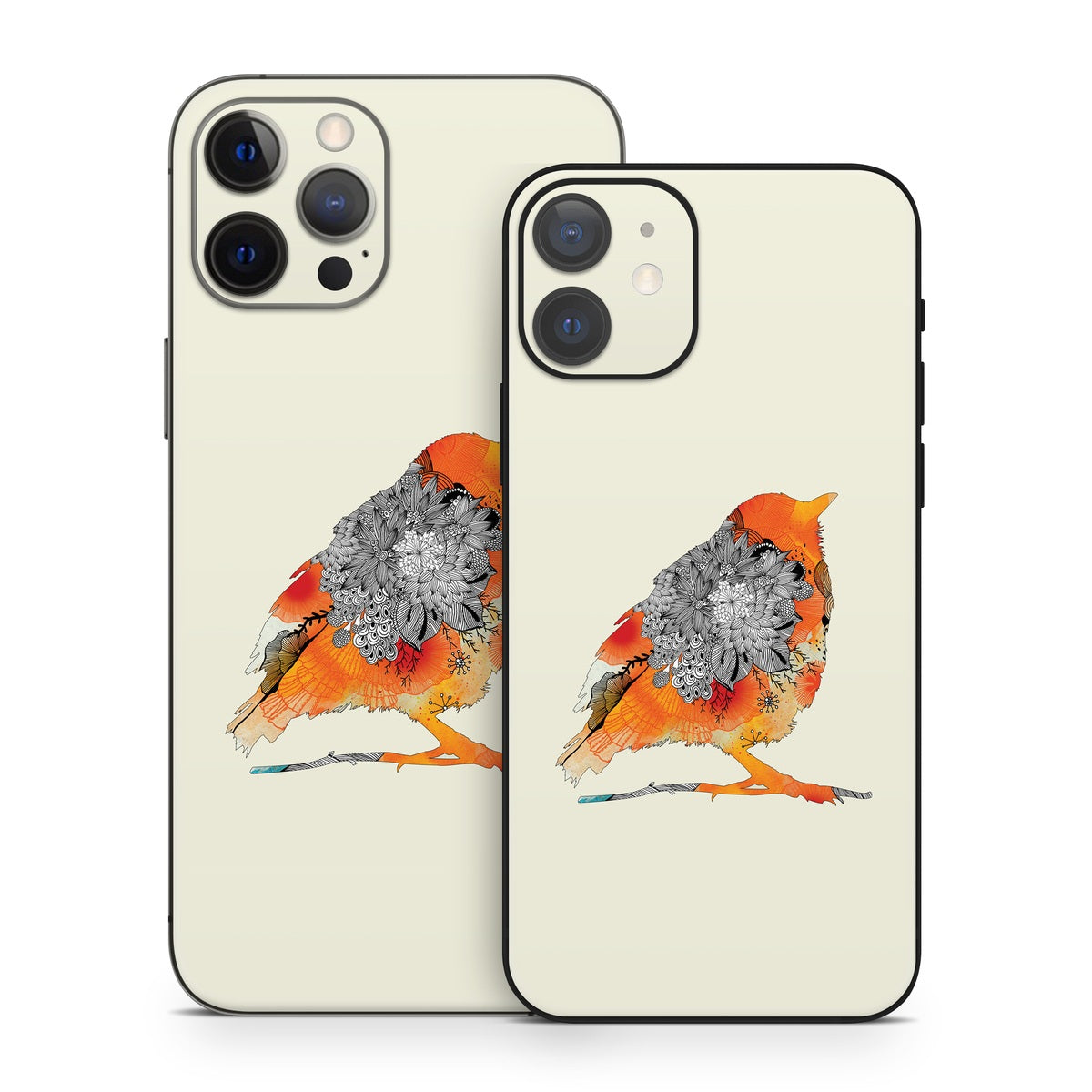 Orange Bird - Apple iPhone 12 Skin