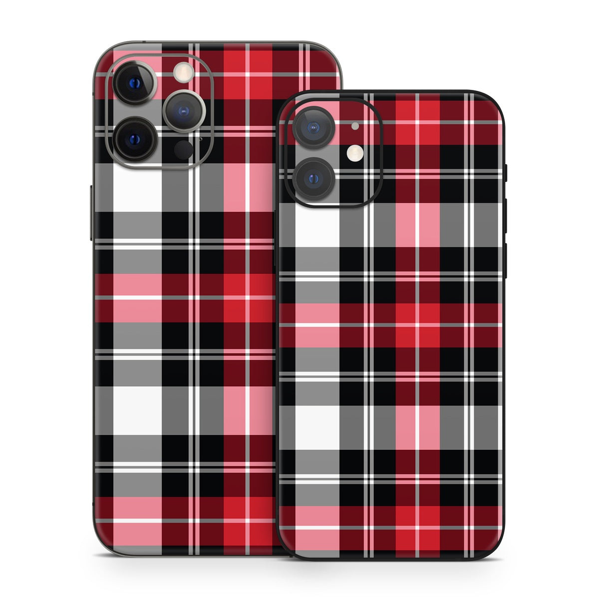 Red Plaid - Apple iPhone 12 Skin