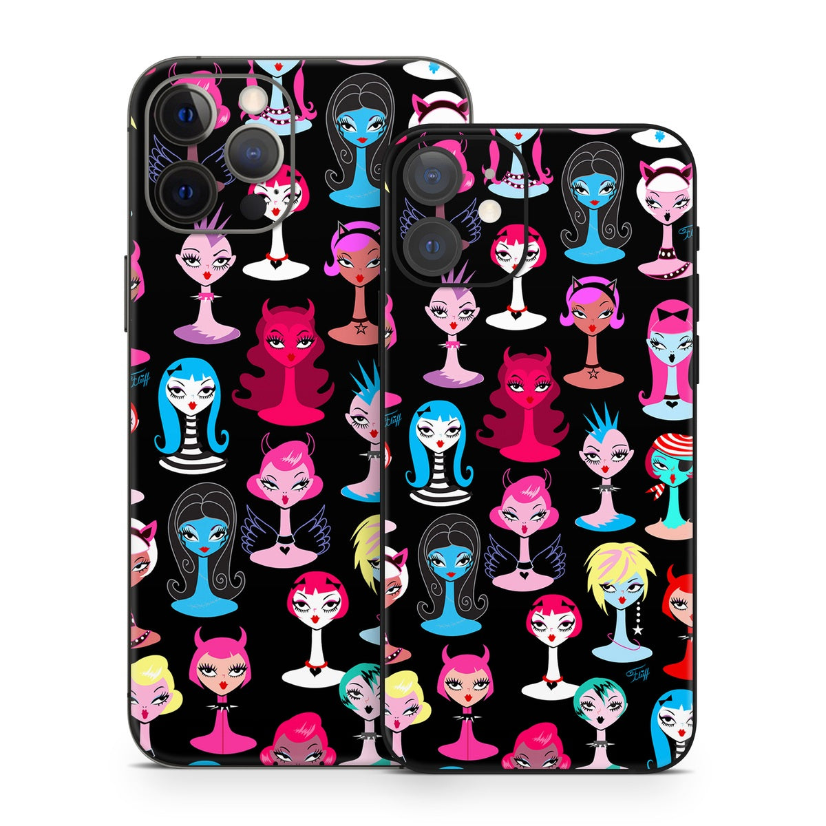 Punky Goth Dollies - Apple iPhone 12 Skin