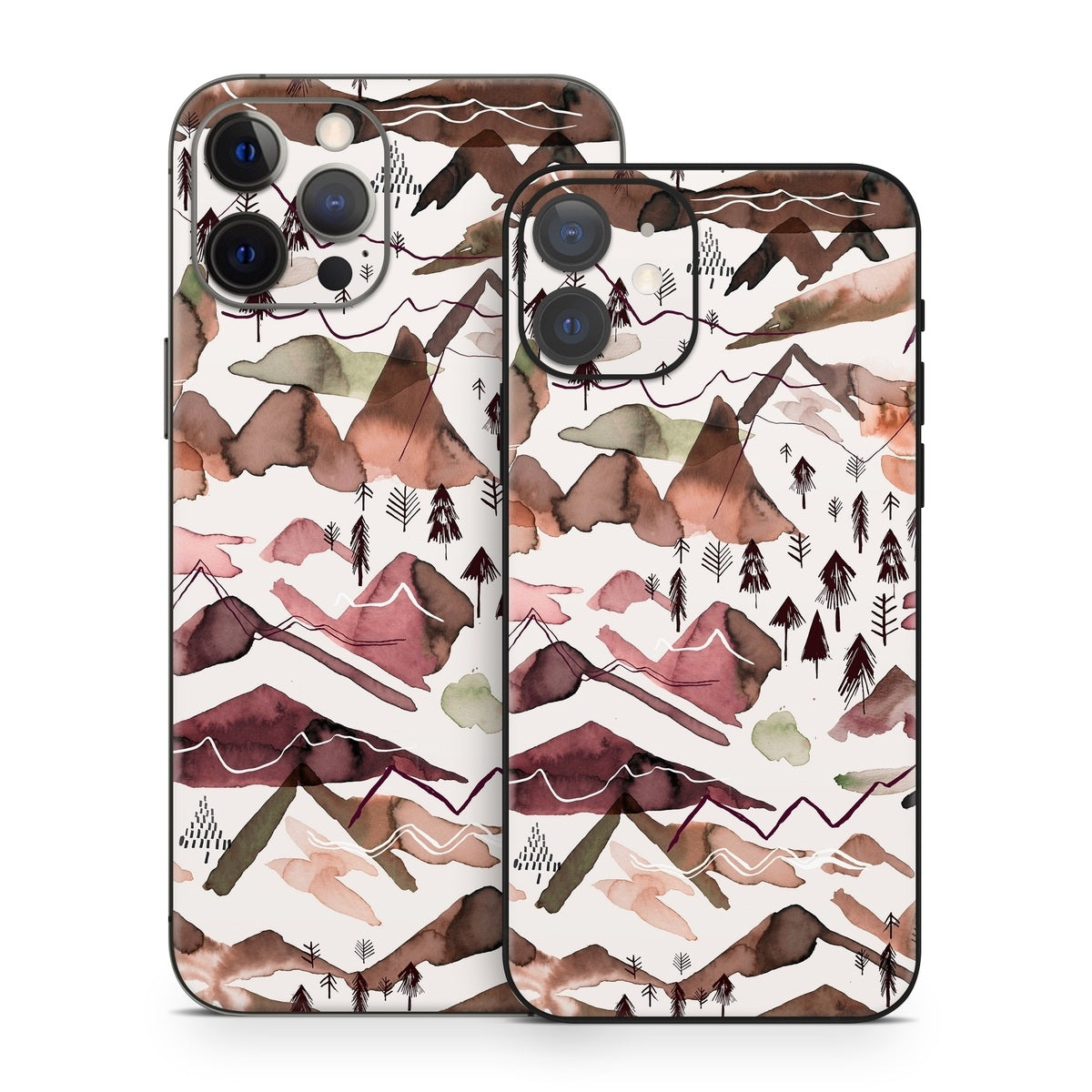 Red Mountains - Apple iPhone 12 Skin