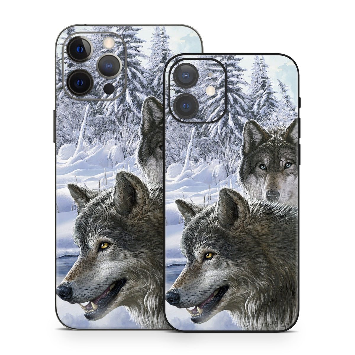 Snow Wolves - Apple iPhone 12 Skin