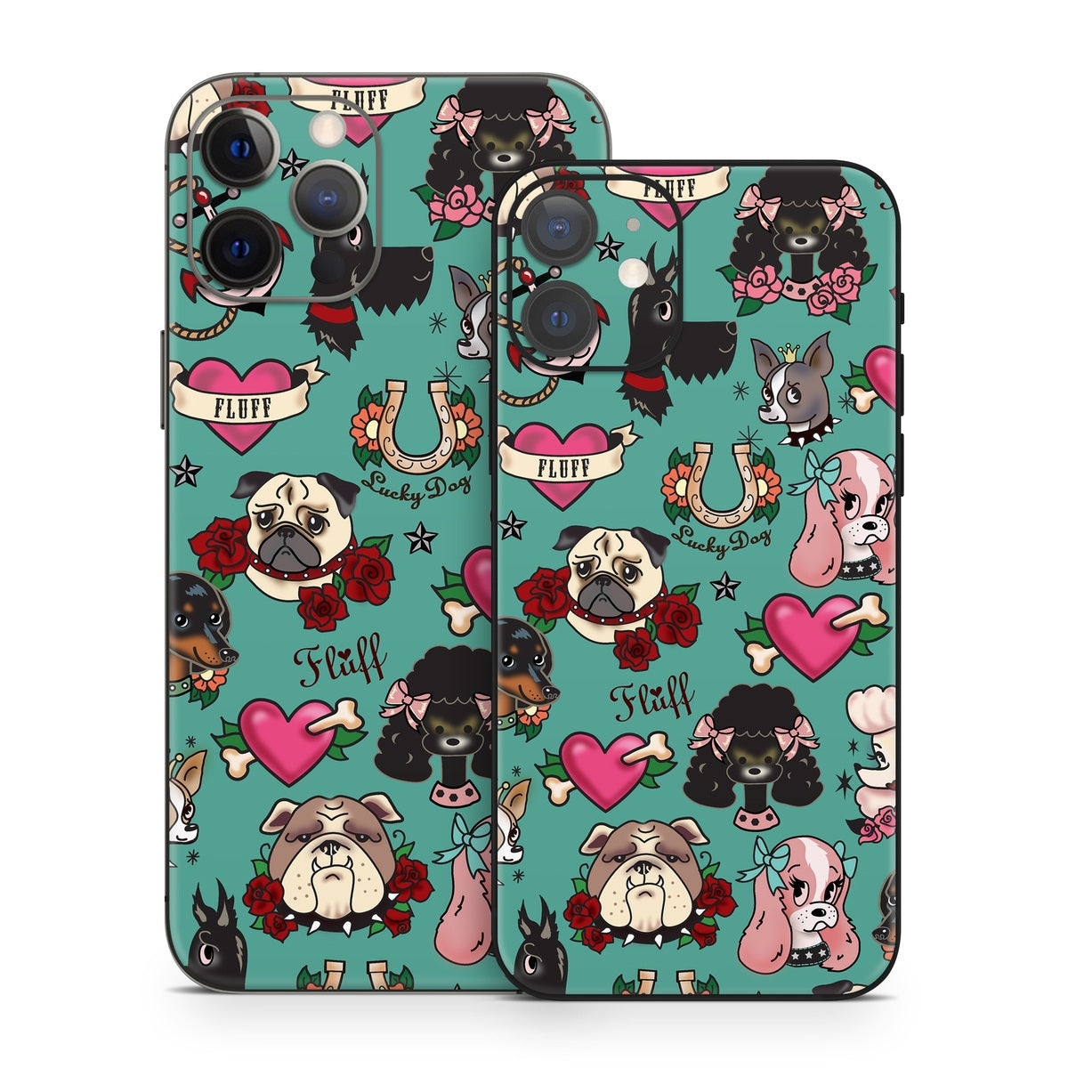 Tattoo Dogs - Apple iPhone 12 Skin