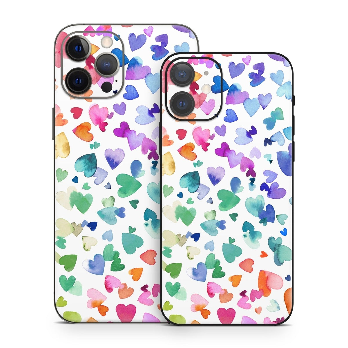 Valentines Love Hearts - Apple iPhone 12 Skin