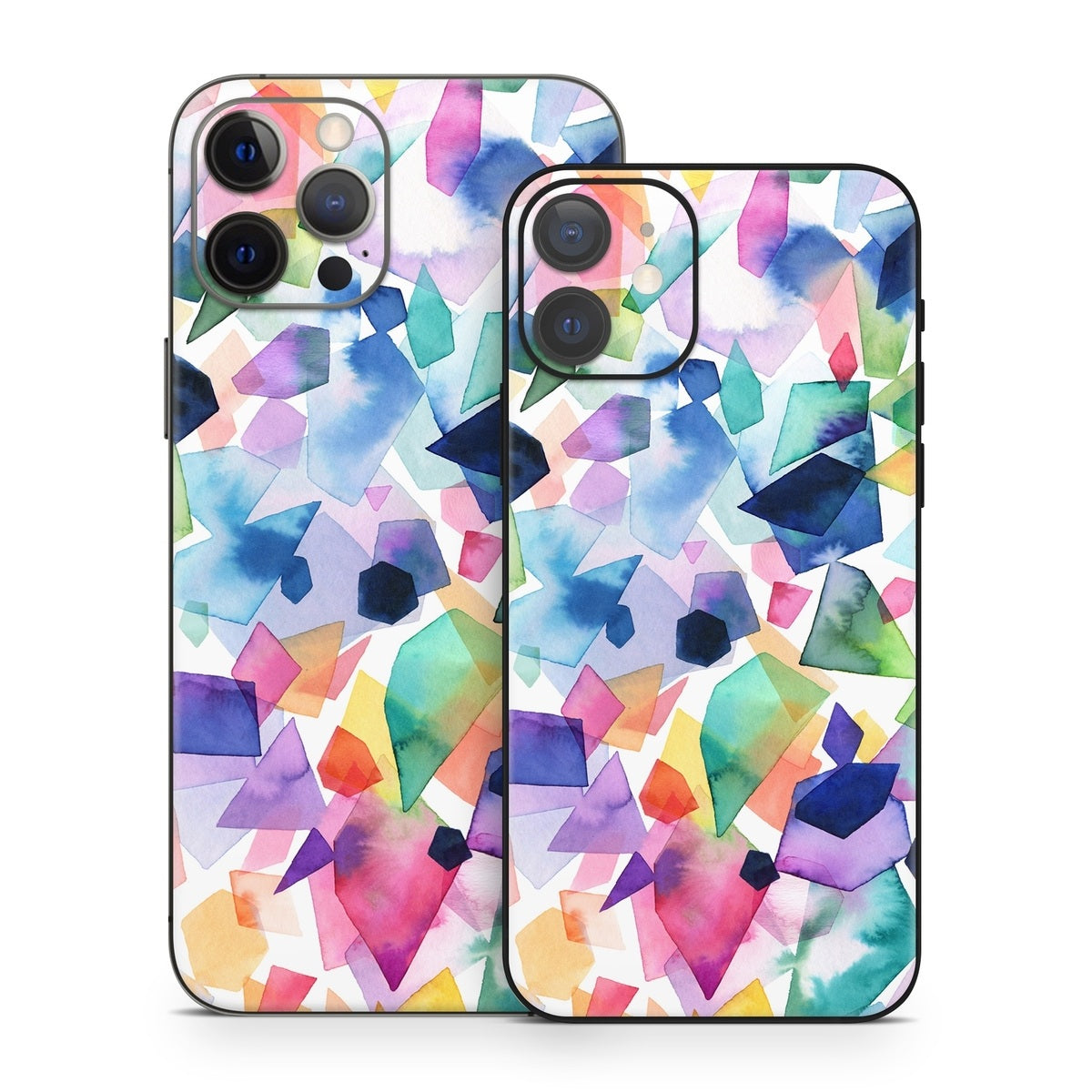 Watercolor Crystals and Gems - Apple iPhone 12 Skin