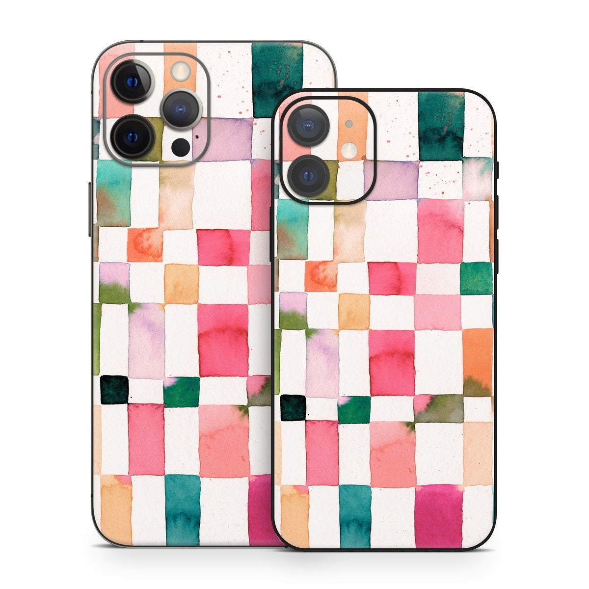 Watercolor Squares - Apple iPhone 12 Skin