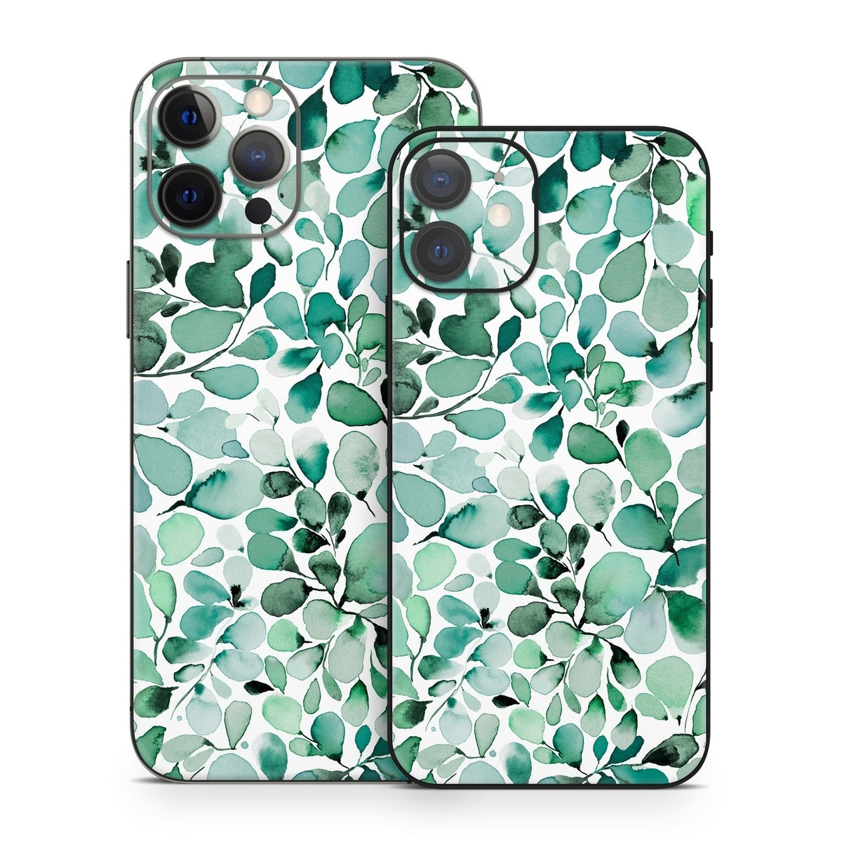 Watercolor Eucalyptus Leaves - Apple iPhone 12 Skin