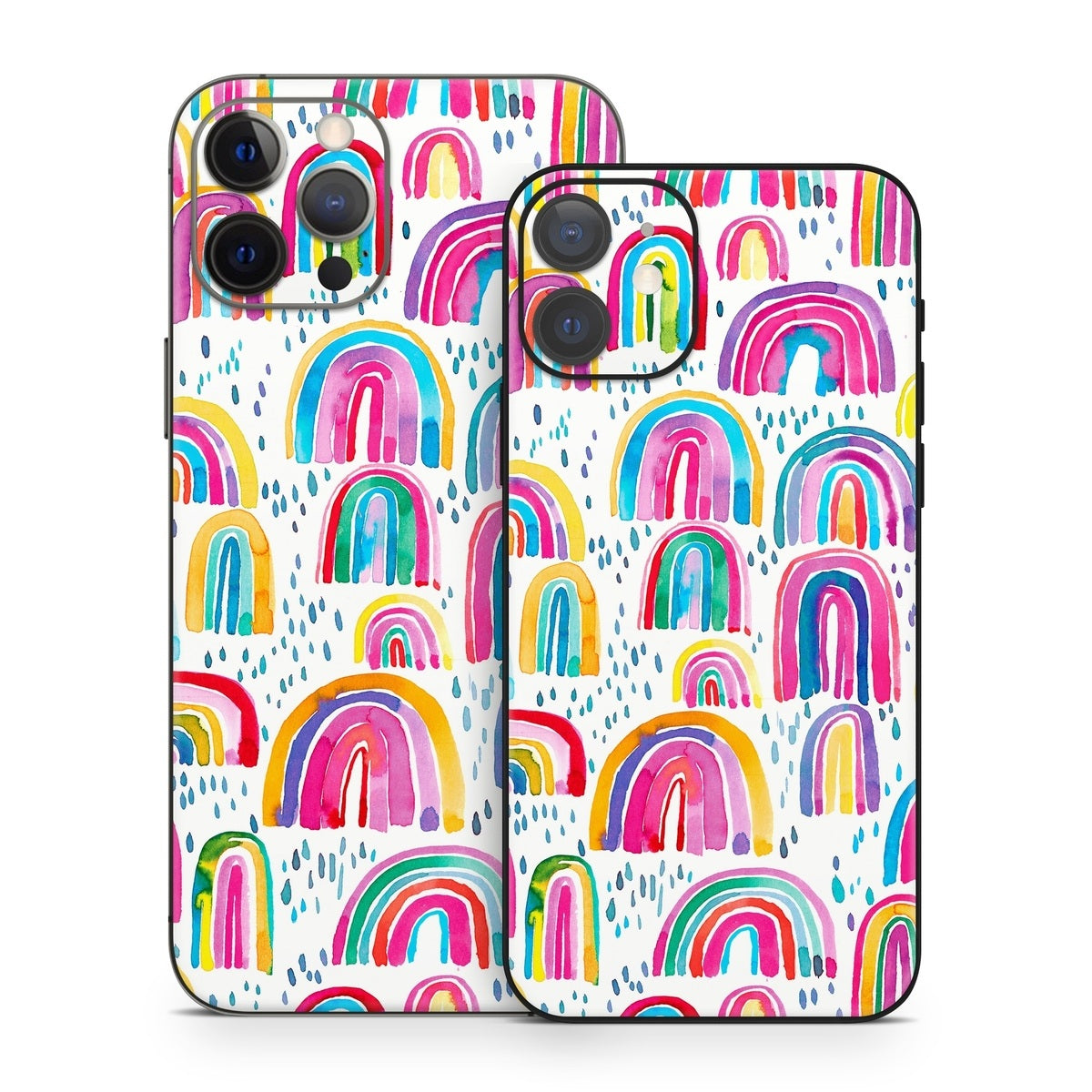 Watercolor Rainbows - Apple iPhone 12 Skin