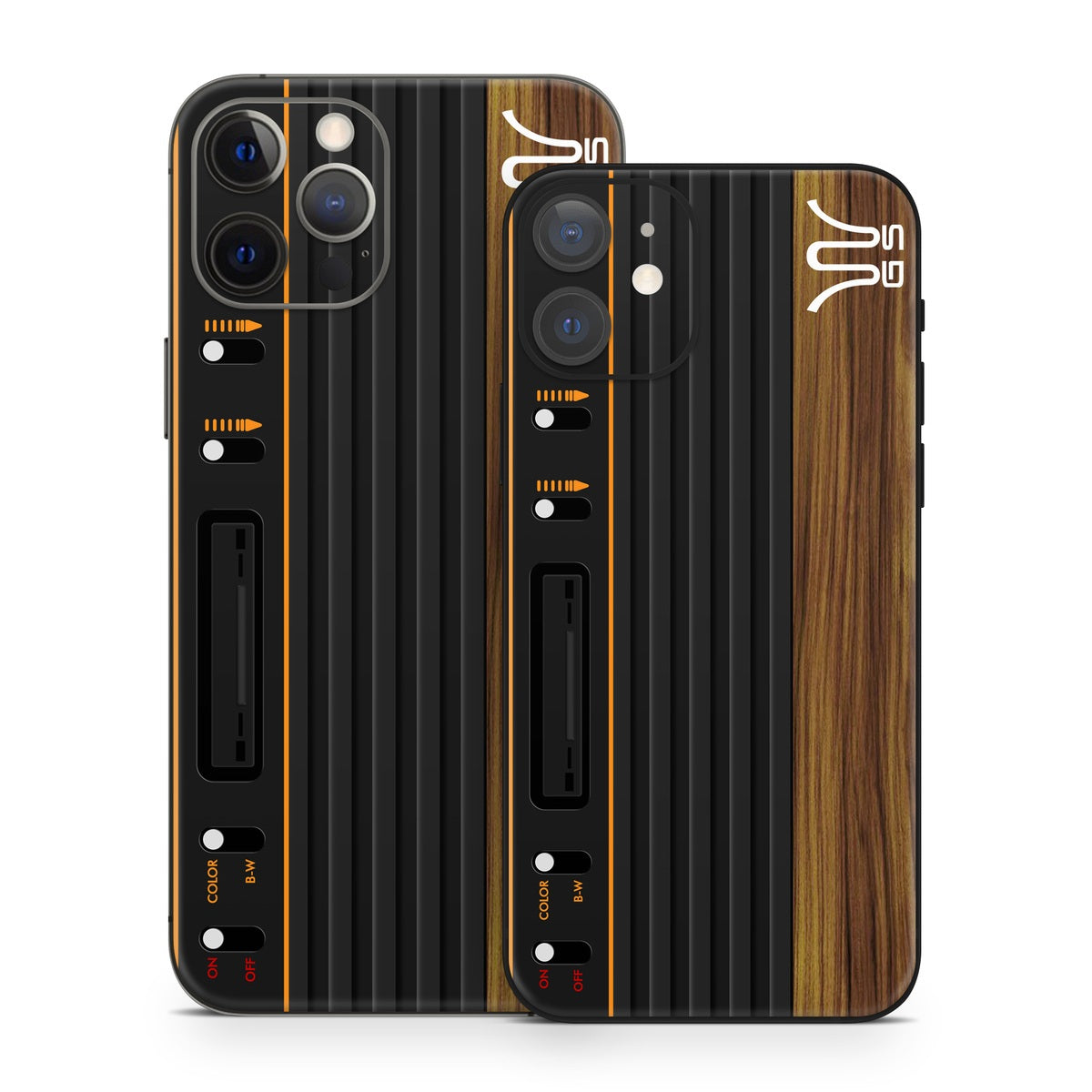 Wooden Gaming System - Apple iPhone 12 Skin