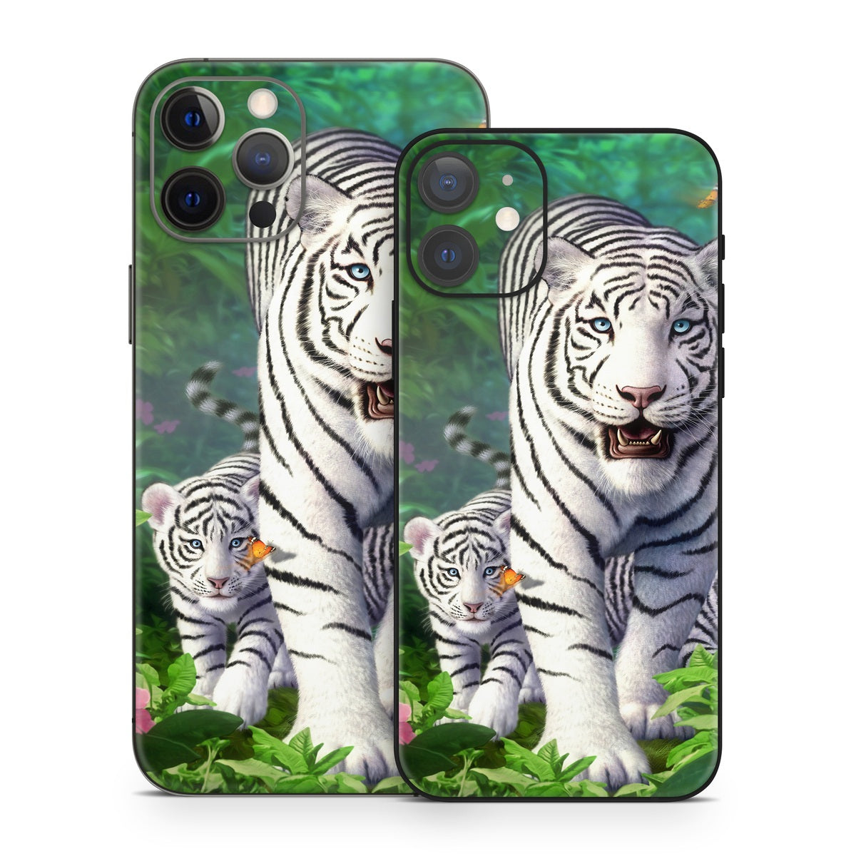 White Tigers - Apple iPhone 12 Skin