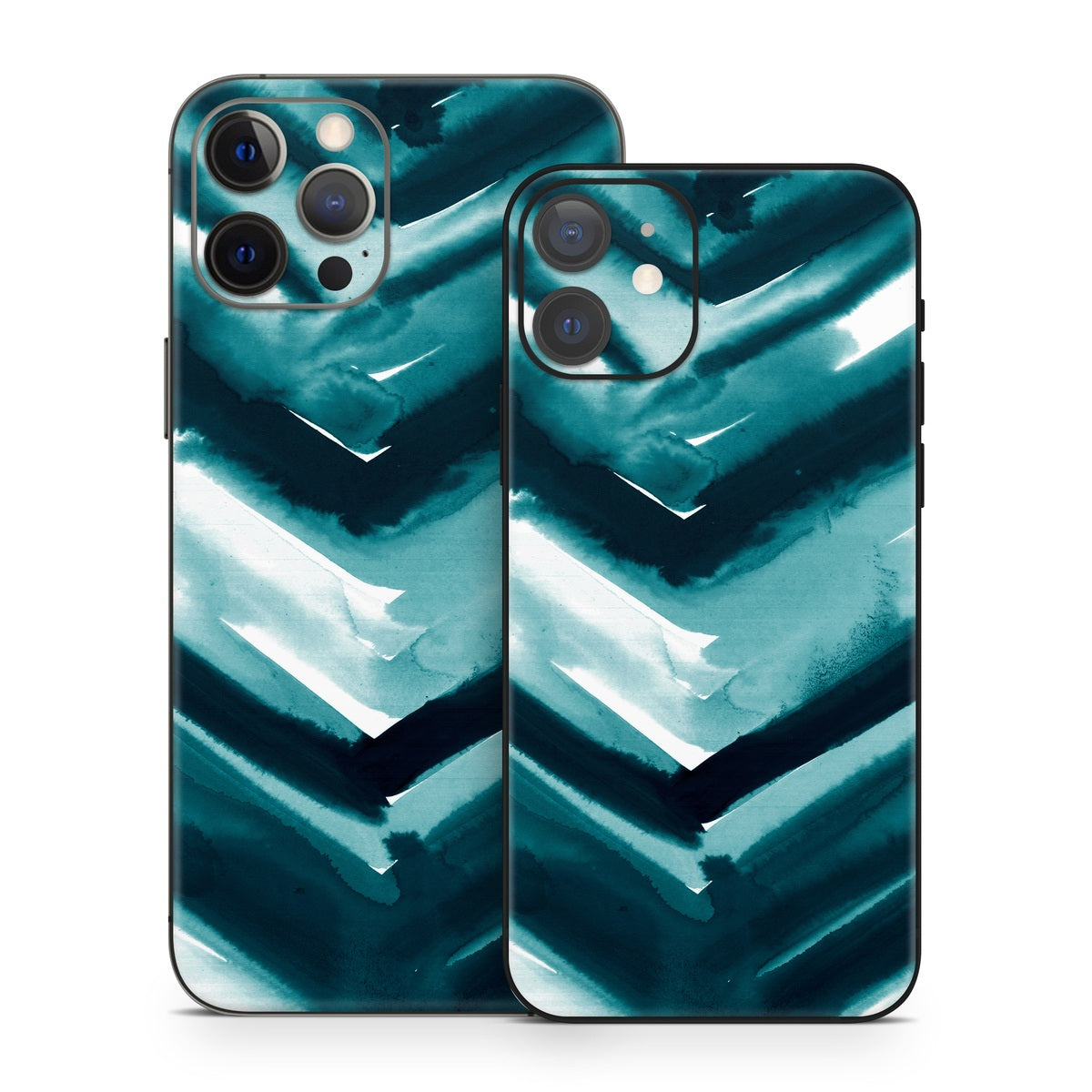 Watercolor Chevron - Apple iPhone 12 Skin