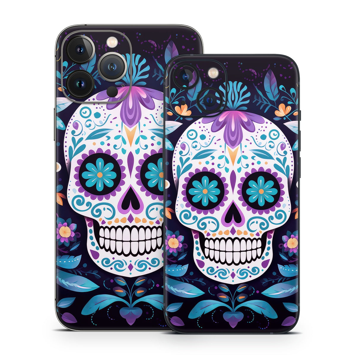 Calavera Azul - Apple iPhone 13 Skin