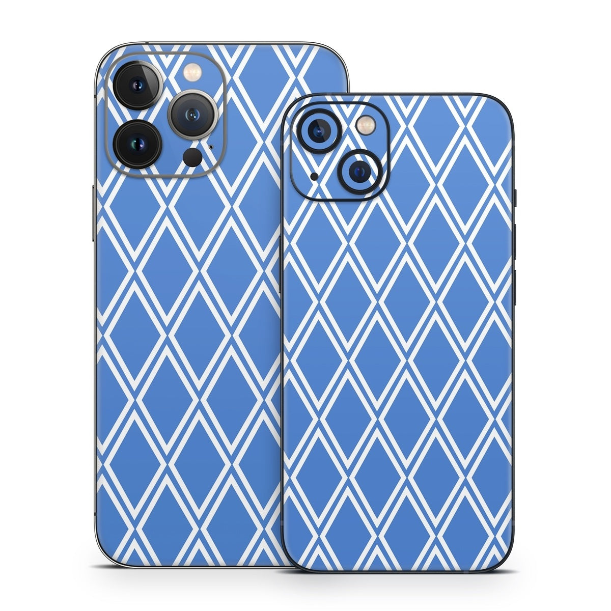 Blue Checks - Apple iPhone 13 Skin