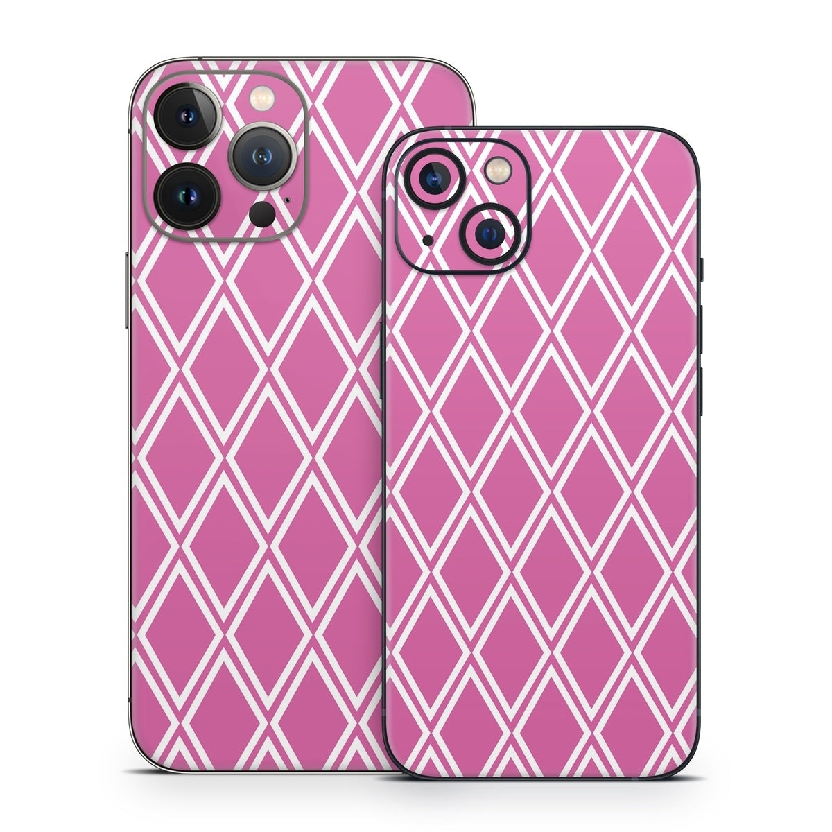 Pink Checks - Apple iPhone 13 Skin