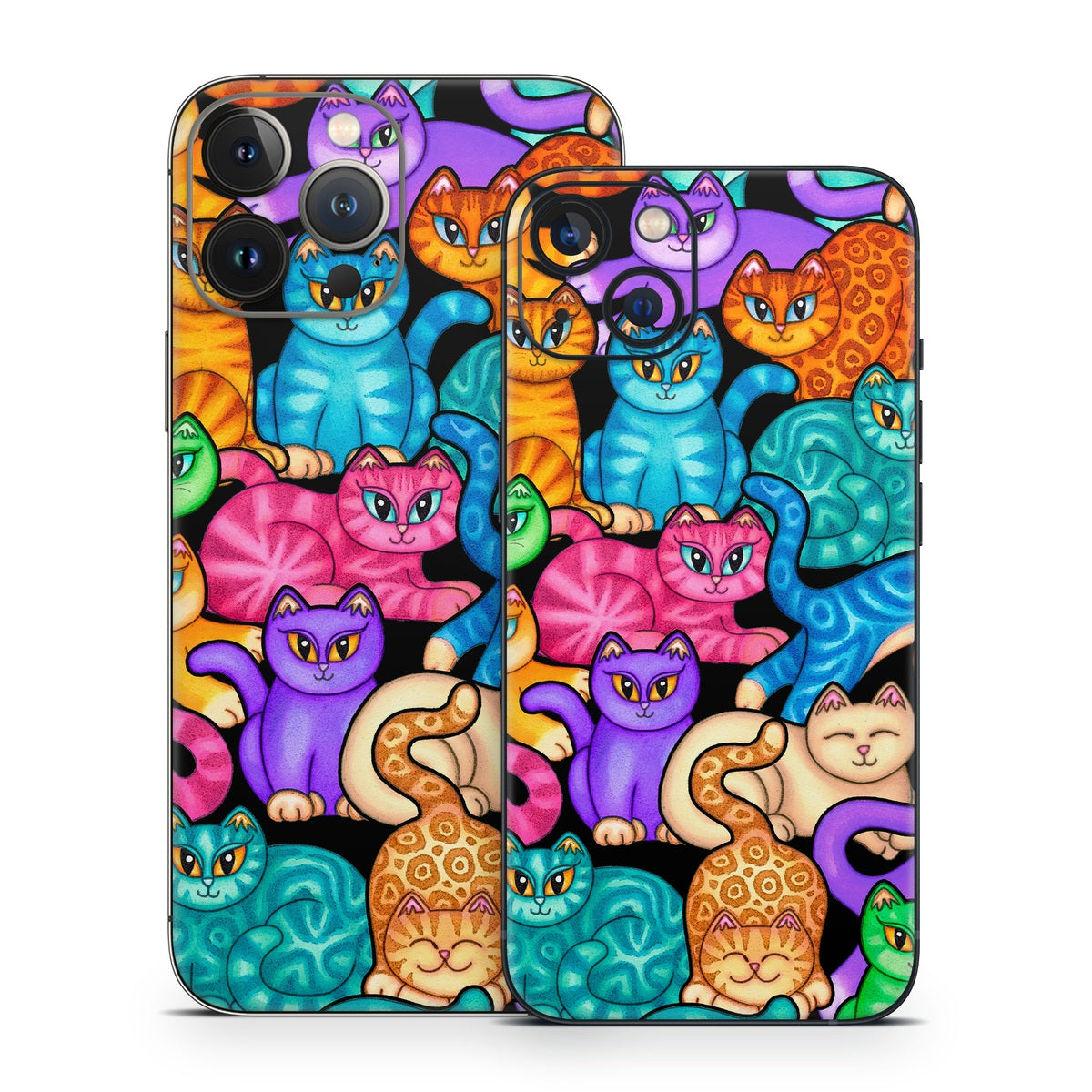 Colorful Kittens - Apple iPhone 13 Skin