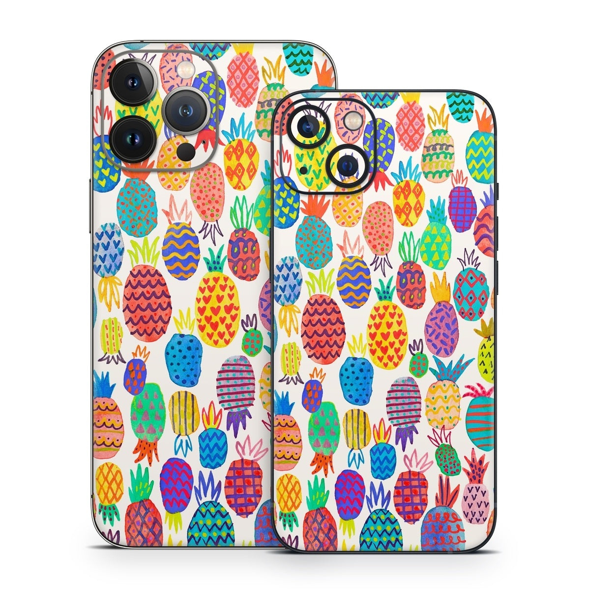 Colorful Pineapples - Apple iPhone 13 Skin