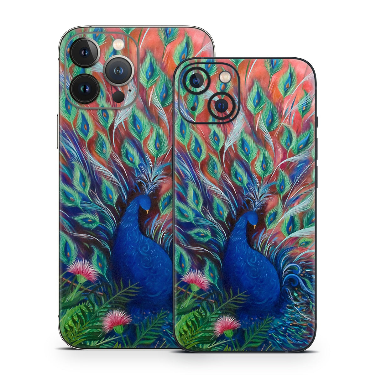 Coral Peacock - Apple iPhone 13 Skin