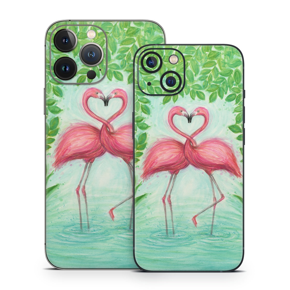 Flamingo Love - Apple iPhone 13 Skin