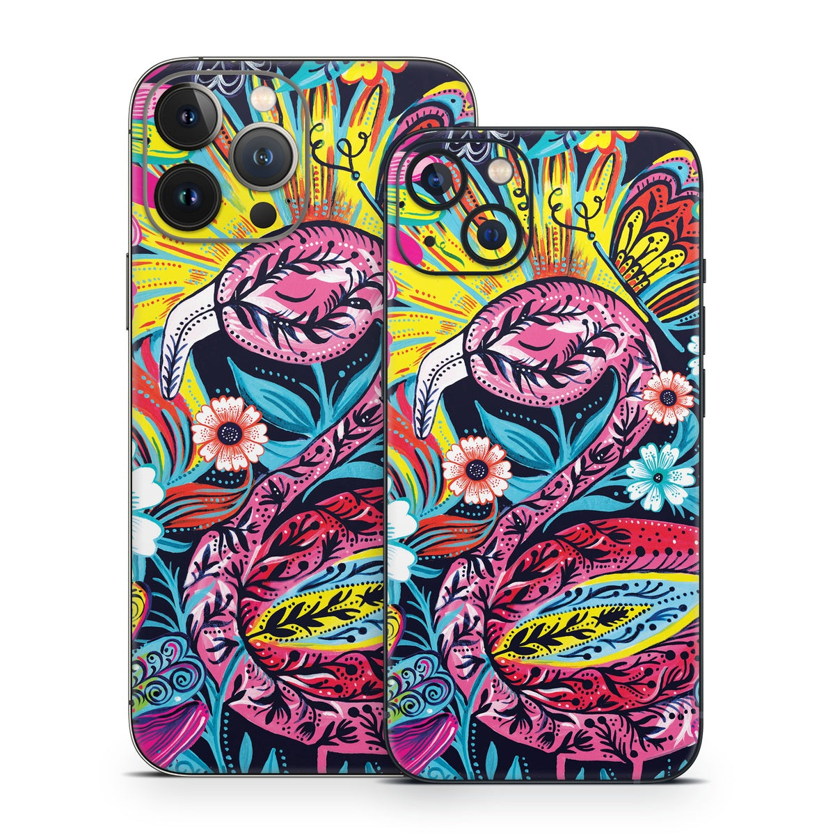 Flashy Flamingo - Apple iPhone 13 Skin