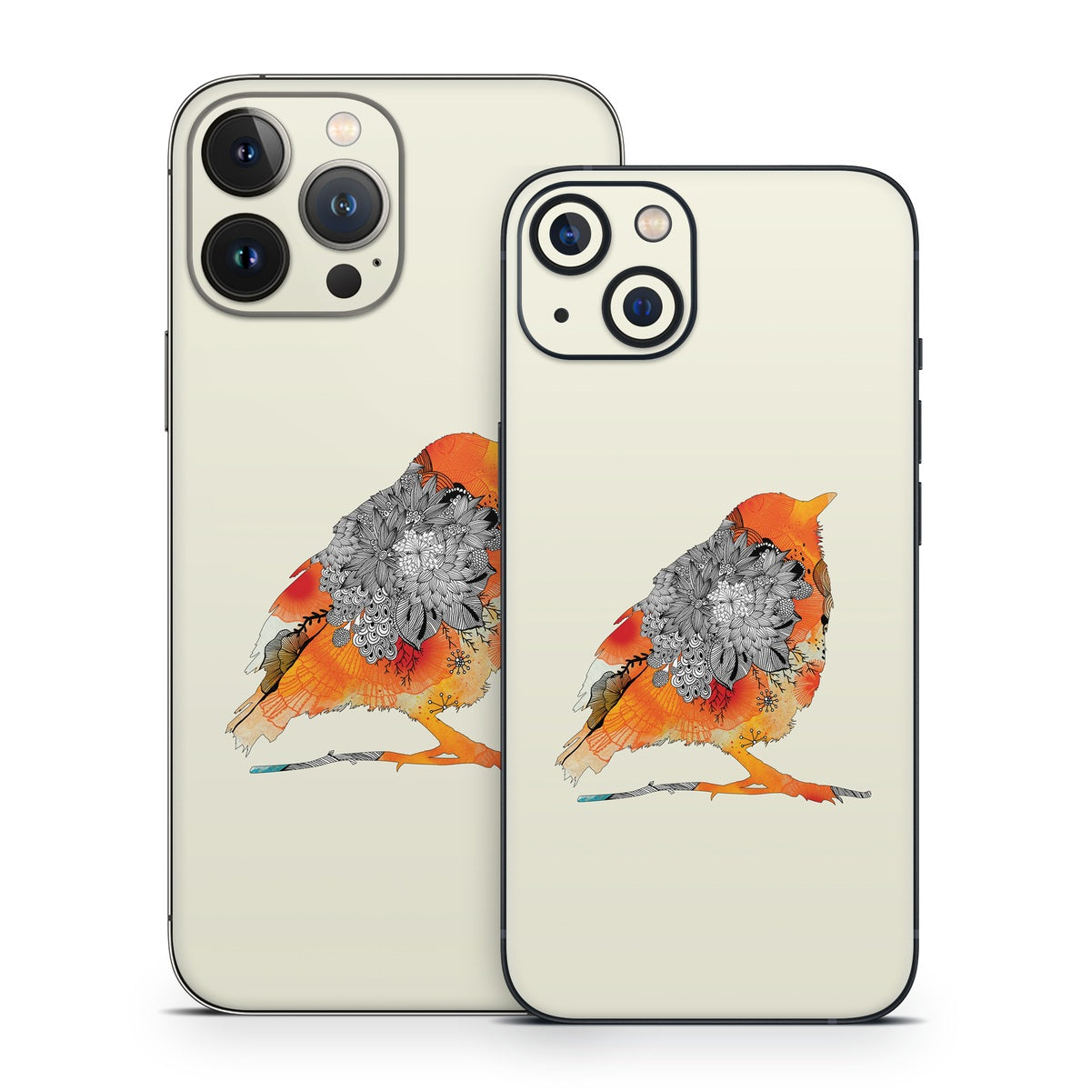 Orange Bird - Apple iPhone 13 Skin